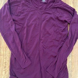 Small Athleta Purple Long Sleeve